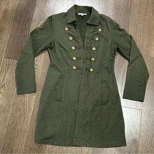 CAbi Cavilleri Military Jacket (Army/Olive Green)%100 cotton -Spring weight